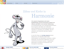Tablet Screenshot of dr-geserick.de